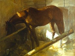 Horses A-Morning 130x150 cm